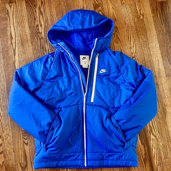 New! Nike Blue Therma Fit Jacket - Men’s Size Medium - Picture 1 of 6